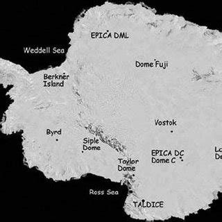 Map of Antarctica showing the location of Vostok station. | Download Scientific Diagram