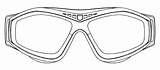 Swimming Goggles Coloring Page Sketch sketch template