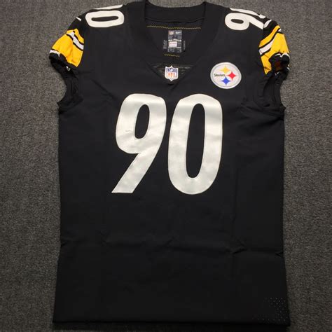 STS - Steelers TJ Watt Game issued Jersey 2018 Season Size 42 | The official auction site of the ...