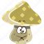 Mushroom Emoji Cartoons icons by Vector Toons