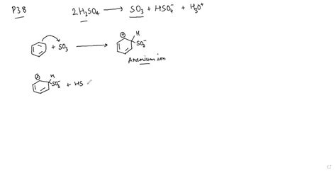 SOLVED:Treating benzene with fuming sulfuric acid yields benzenesulfonic acid, which is formed ...