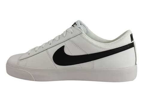 Nike Match Supreme Leather Mens Lace Up Tennis Casual Shoes | Brand ...