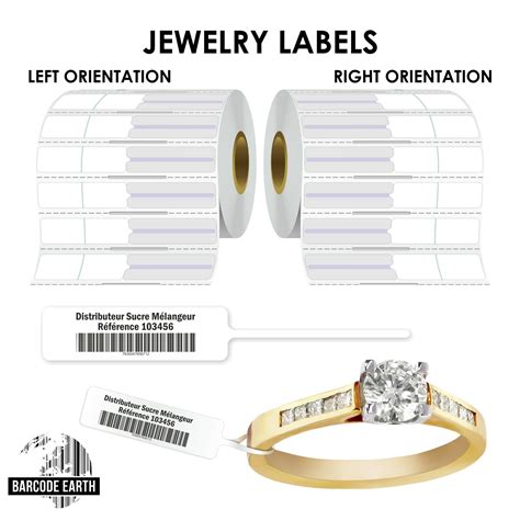 Thermal Transfer Jewelry Rat Tail Labels for Zebra Thermal Printer – Barcodeearth