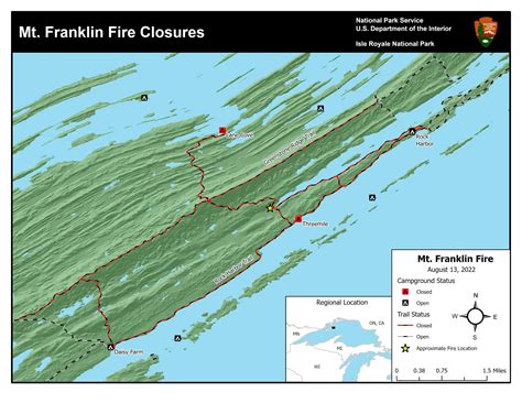 Wildfire Closes Campgrounds, Trails On Isle Royale National Park ...