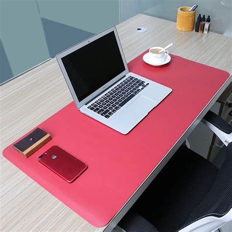 Mouse Pad PU Leather Mice Pad 45 x 90 cm Multifunctional Computer Desk ...