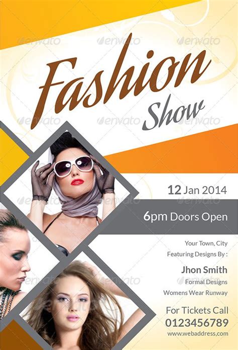 Fashion poster design, Fashion show poster, Fashion poster