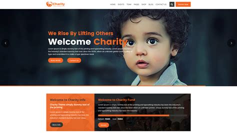 Charity : Crowd fund, Non Profit Website Template | Charity, Website template, Crowdfunding