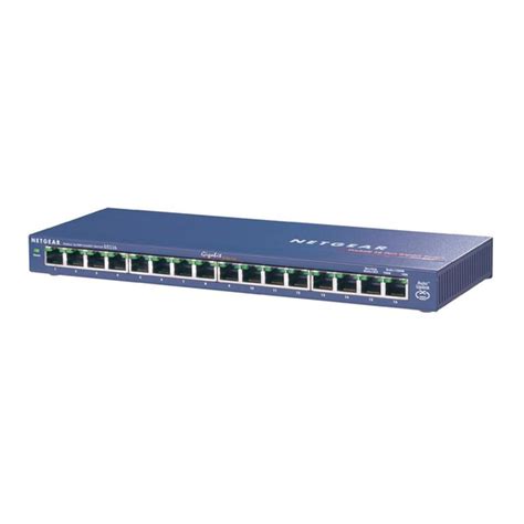 NETGEAR PROSAFE GS116 SWITCH INSTALLATION MANUAL | ManualsLib