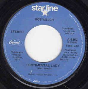 Bob Welch - Sentimental Lady / Ebony Eyes (Vinyl) | Discogs