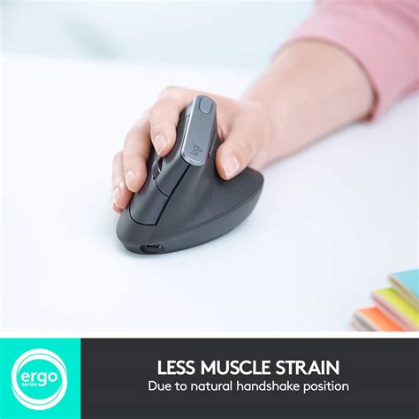 Customer Reviews: Logitech MX Vertical Advanced Wireless Optical Ergonomic Mouse with USB and ...