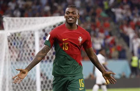 World Cup 2022: Rafael Leao 'very happy' after scoring in Portugal win ...