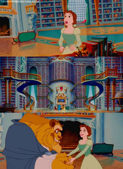 Beauty And The Beast Live Action Library Scene Tale as old as time ...