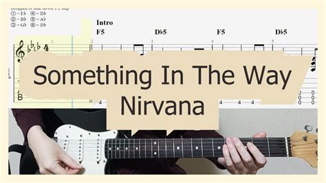 Something In The Way - Nirvana Guitar Cover with Tab - YouTube