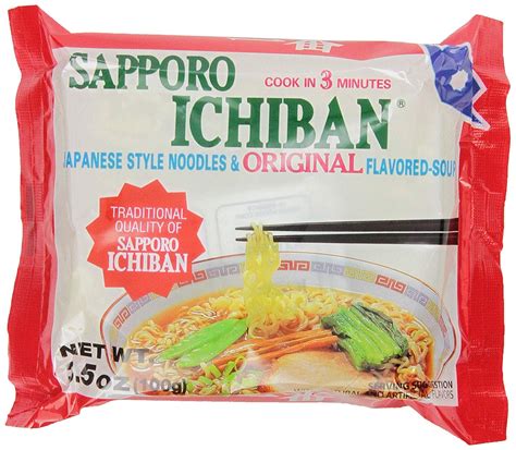 Sapporo Ichiban Japanese Instant Ramen Noodles - Original Flavor, 3.5 oz bag (24 Pack) - Walmart ...