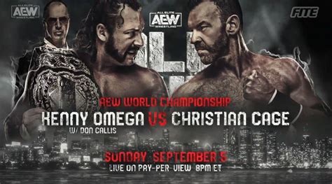 AEW All Out Results: Kenny Omega vs. Christian Cage - eWrestlingNews.com