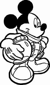 Mickey Mouse Coloring Page Printable sketch template