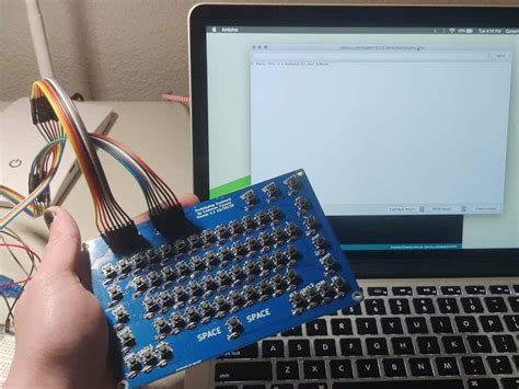 64-Key Prototyping Keyboard Matrix for Arduino - Hacker Space Tech