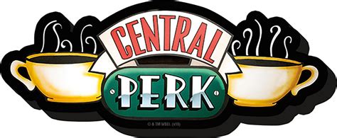 Friends Central Perk Logo Plastic Magnet | Free Shipping