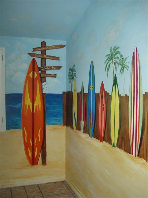 Pin by Laurie Brown on Murals | Beach mural, Ocean mural, Mural