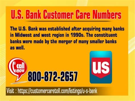 U.S. Bank Customer Care Numbers