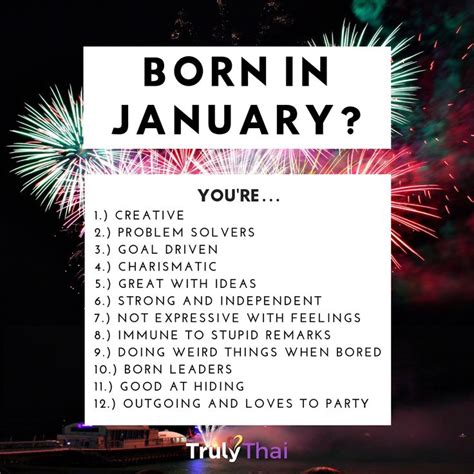 January Birth Facts | January quotes, Birth month quotes, Birthday quotes for me