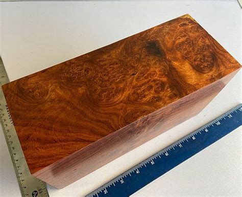 Amboyna Burl Pen Blanks Knife Scales Turning Block #41 | Wood U Like Inc in 2021 | Amboyna burl ...