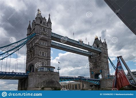 Tower Bridge Drawbridge in London. England and the United Kingdom Stock Photo - Image of streets ...