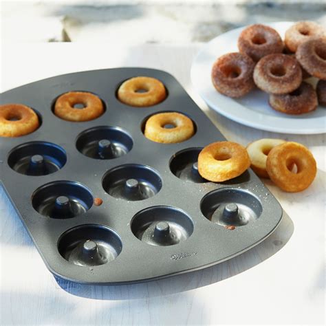 Wilton 12-Cavity Mini-Doughnut Pan | Easter cookie recipes, Tray bakes ...