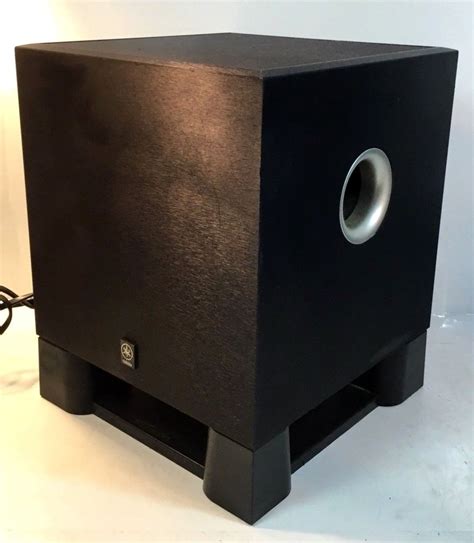 Yamaha YST-SW030 Powered Home Theatre Subwoofer Cube - sub woofer Tested! #Yamaha | Home theater ...