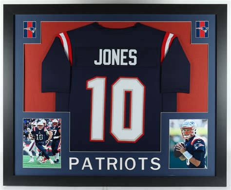 Mac Jones Custom Framed Jersey Display | Pristine Auction