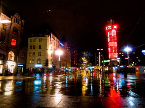 A Night View Of Downtown Oslo, Norway - foXnoMad