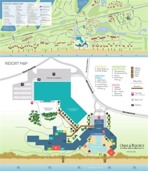 Omni Amelia Island Plantation Resort Map - Washington Map State