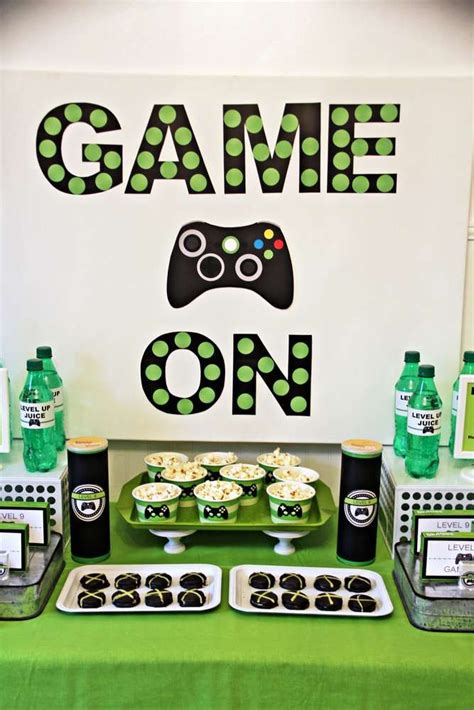 Xbox Birthday Party Ideas | Photo 7 of 10 | Video games birthday party, Xbox birthday party ...