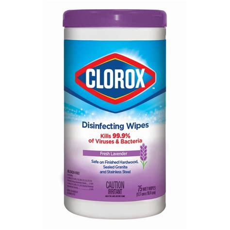 Clorox Clorox Wipes Disinfecting, Lavender Fresh, 75 Count | The Home Depot Canada