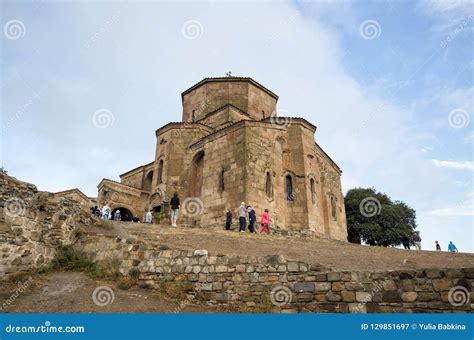 Jvari Monastery editorial photography. Image of historical - 129851697