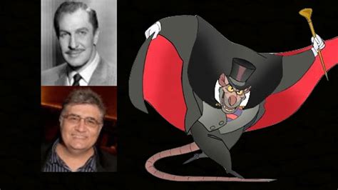 Animated Voice Comparison- Professor Ratigan (Great Mouse Detective ...