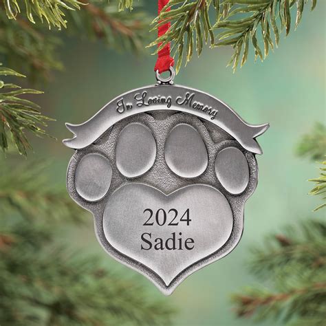 Personalized Pet Memorial Ornament - Christmas - Miles Kimball