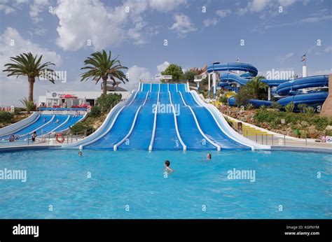 Slide and Splash Water Park in Lagoa, Algarve, Portugal Stock Photo - Alamy