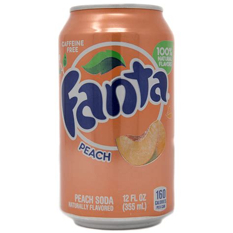 Fanta Peach Can 355ml 12 FL OZ 12 Cans - American Candy N Drinks Ltd