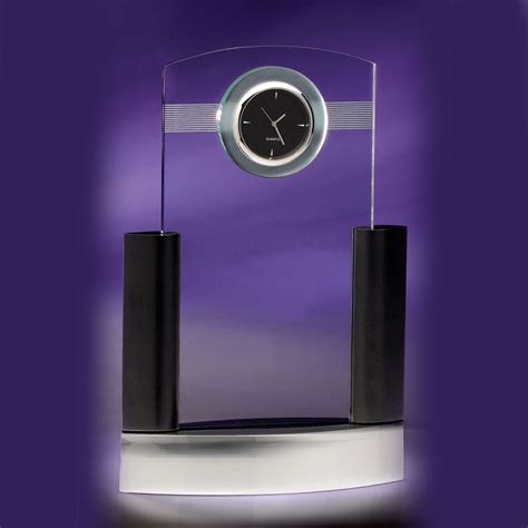 Crystal Clocks and Desk Items, Perfect for Engraving | Crystal Classics