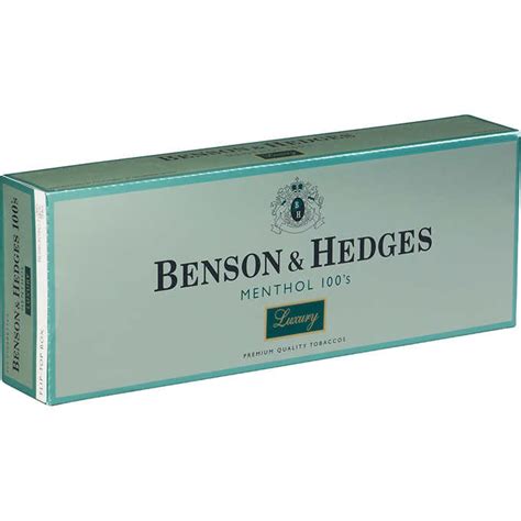 Benson & Hedges Menthol 100's Luxury Box cigarettes 10 cartons|Benson ...