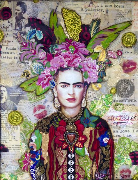 RELICS & ARTIFACTS® Featured Artist: Carrie Eckert Frida Kahlo Artwork, Frida Art, Frida Kahlo ...