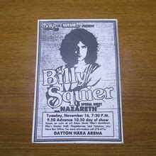 Billy Squier Tour Announcements 2024 & 2025, Notifications, Dates ...