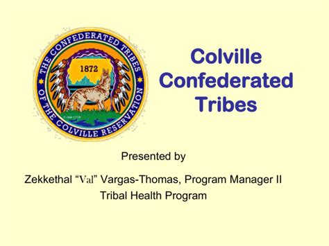 Colville Confederated Tribes - Spokane Regional Health District