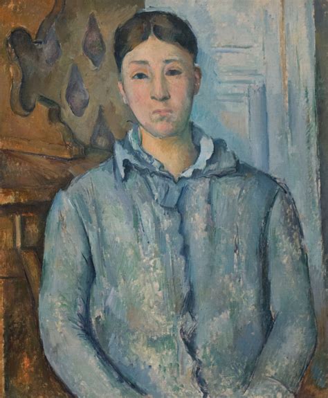 Paul Cézanne, Madame Cézanne in Blue, ca. 1888-90 | Cezanne portraits, Paul cezanne, Paul ...