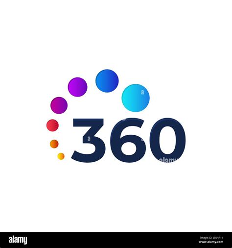 360 logo design vector inspiration Stock Vector Image & Art - Alamy