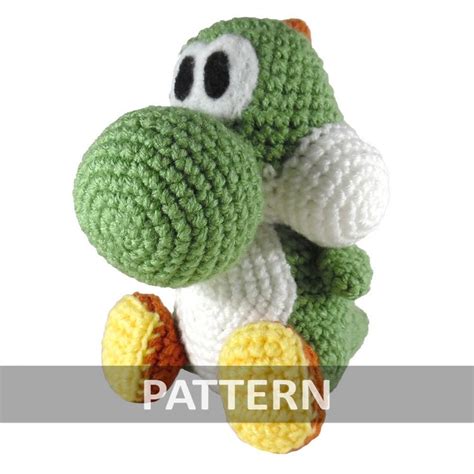 PATTERN Yoshi Amigurumi Crochet Plush PDF - Etsy