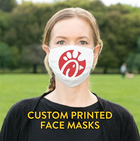 CUSTOM PRINTED FACE MASKS (REUSABLE)