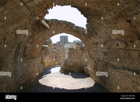 Roman ruins Tarragona Catalonia Catalunya Cataluña Catalan Costa Dorada España Spain Spanish ...