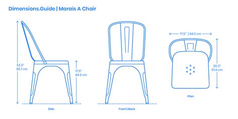 Eames Wire Base Side Chair Dimensions & Drawings | Dimensions.Guide